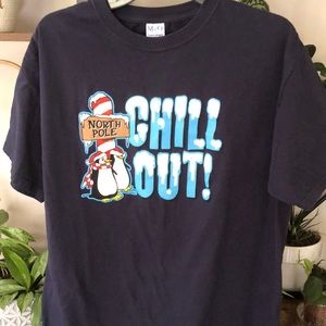 Chill out Christmas/ winter t-shirt